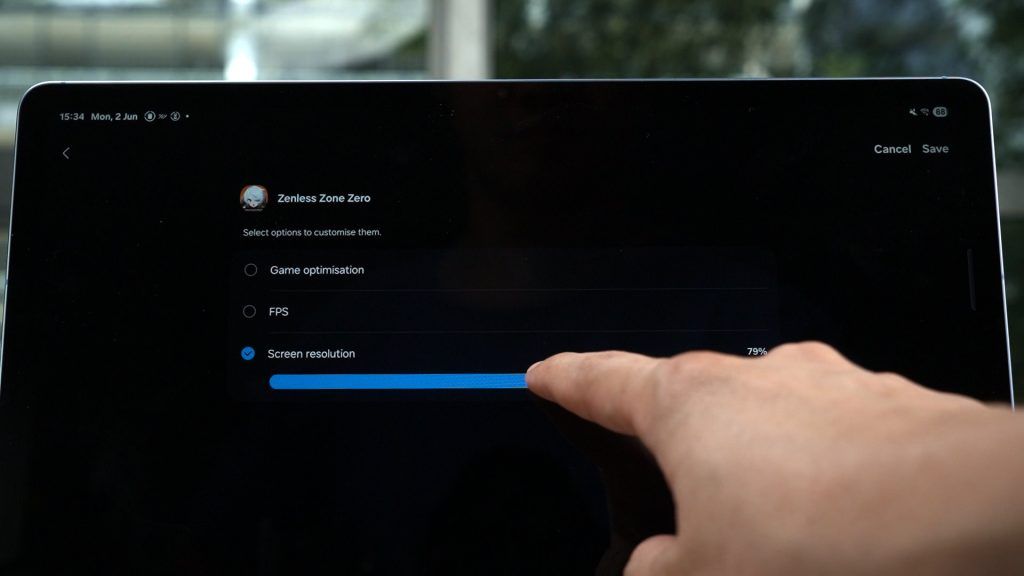 Samsung Galaxy Tab S10 FE+ - actually great screen! 8