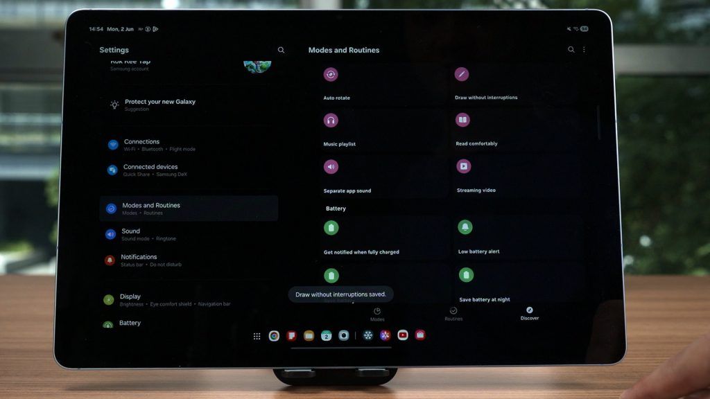 Samsung Galaxy Tab S10 FE+ - actually great screen! 10