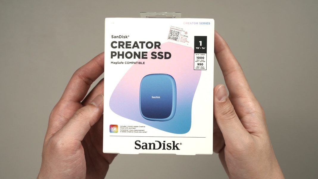 SanDisk Creator Phone SSD 1TB review 4