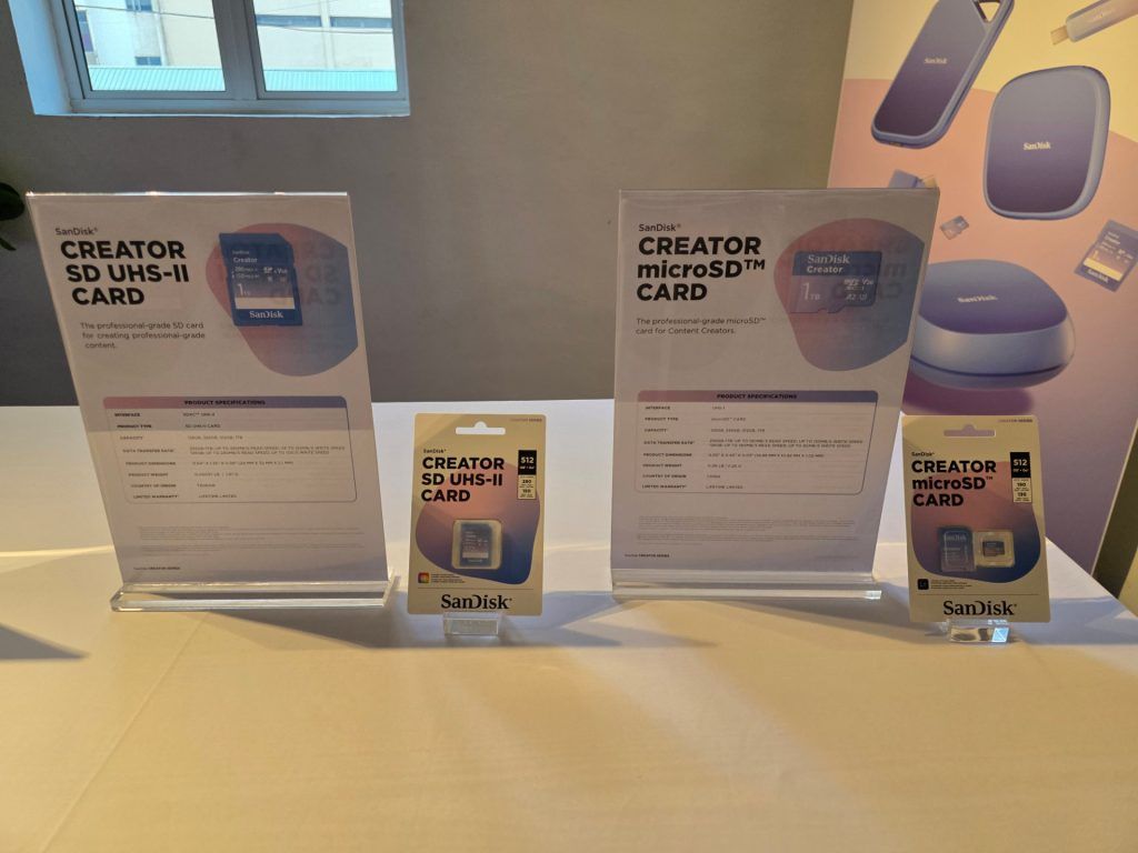 SanDisk launches Creator Series SSDs, memory cards, and flash drives 4
