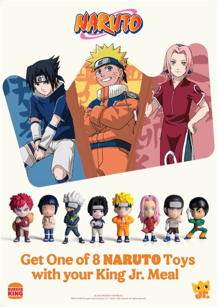 Burger King x Naruto Toys