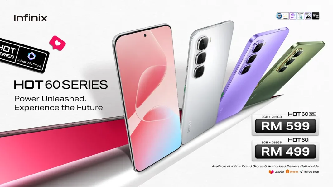 Infinix HOT 60 Series smartphones Malaysia price featured Infinix HOT 60 Series smartphones Malaysia price featured