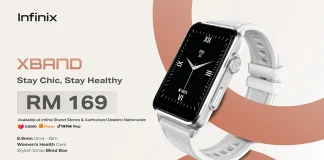 Infinix XBAND smartband launched Malaysia price featured