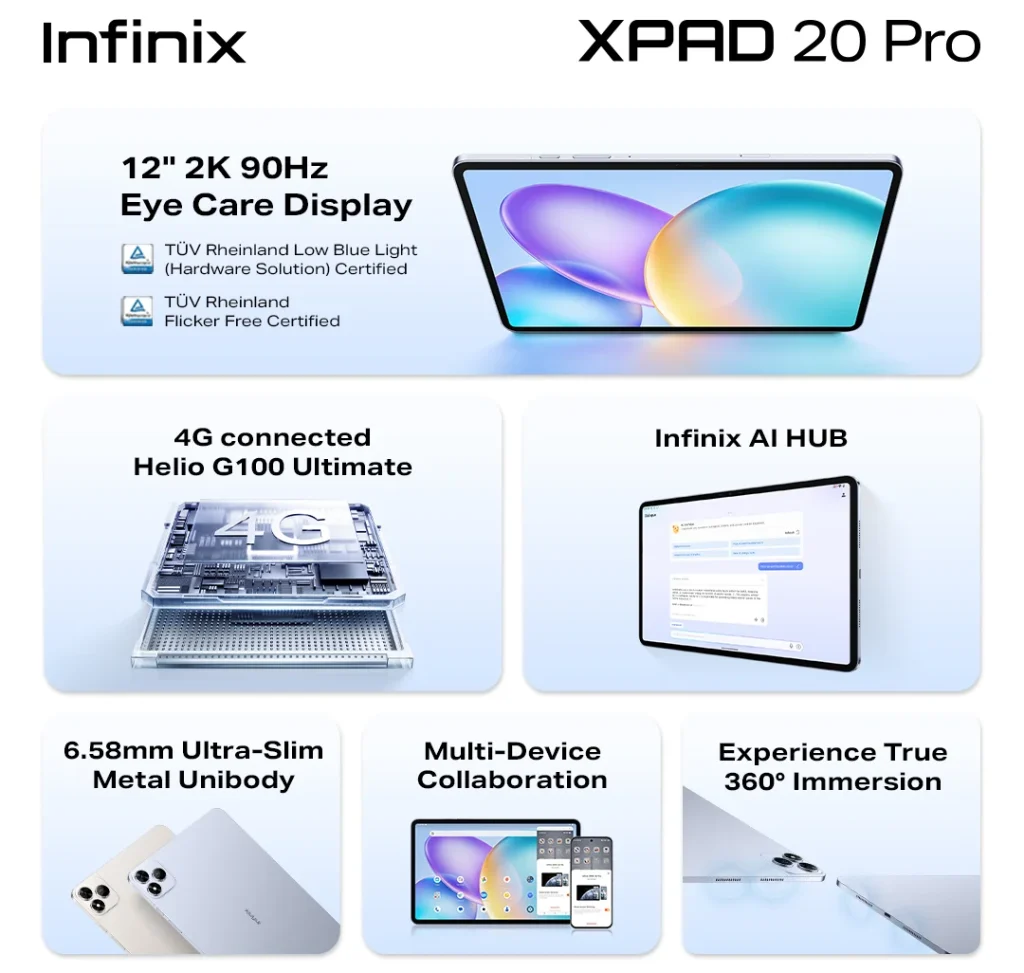 X Tablet Infinix's latest XPAD 20 Pro tablet officially debuts in Malaysia ...