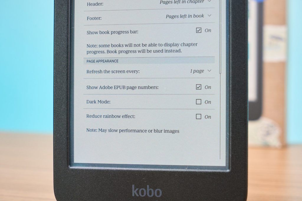 Kobo Clara Colour ebook reader review 6