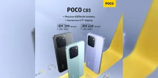 POCO C85 launched Malaysia price featured