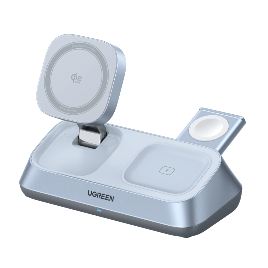 UGREEN MagFlow 3-in-1 Desktop Wireless Charger