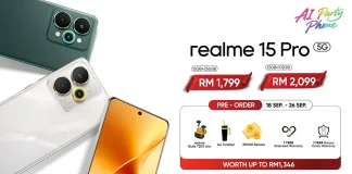 realme 15 series pre-order Malaysia price featured