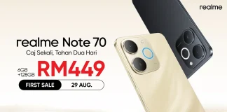 realme Note 70 launched Malaysia price featured