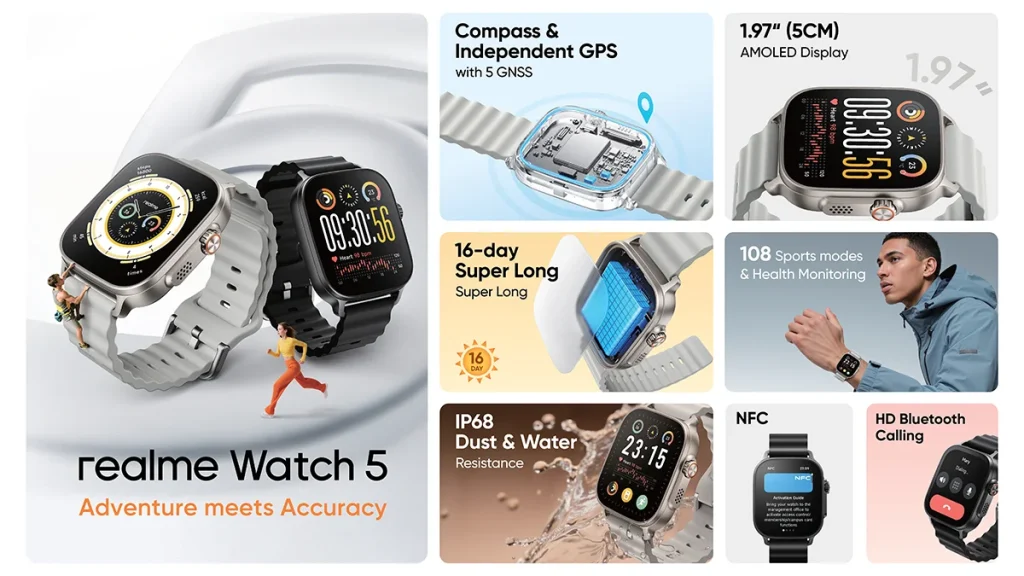 realme Watch 5 Buds T200 45W Cabled Power Bank 1