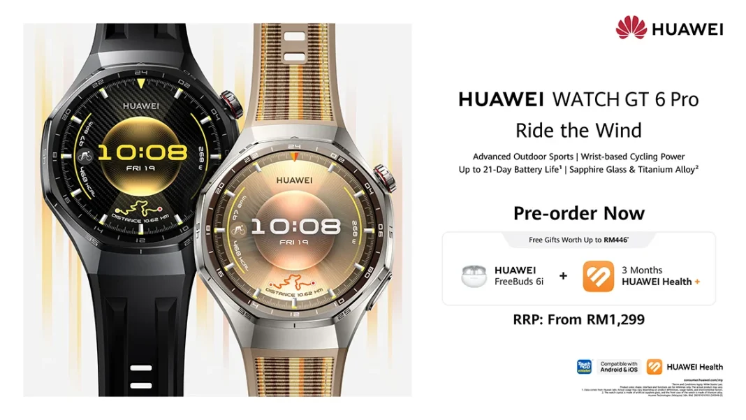 HUAWEI WATCH GT 6 Series pre-order Malaysia featured