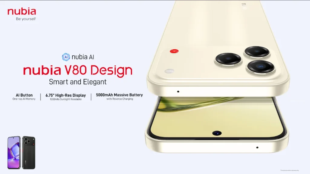 nubia V80 Design smartphone Malaysia price 1