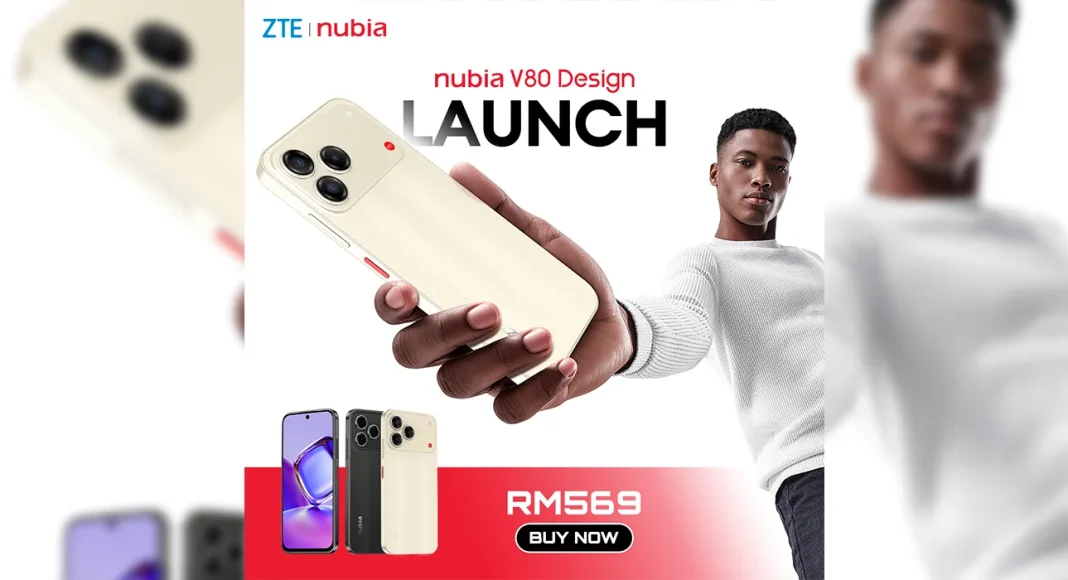 nubia V80 Design smartphone Malaysia price featured