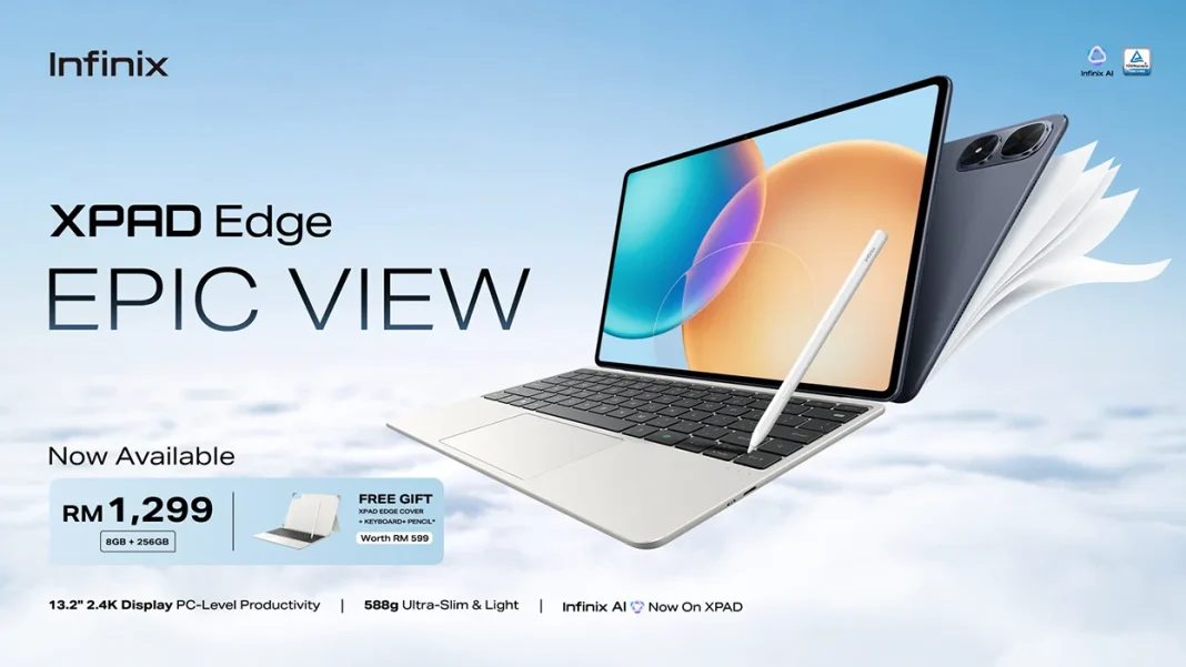 Infinix XPAD Edge tablet Malaysia price featured Infinix XPAD Edge tablet Malaysia price featured