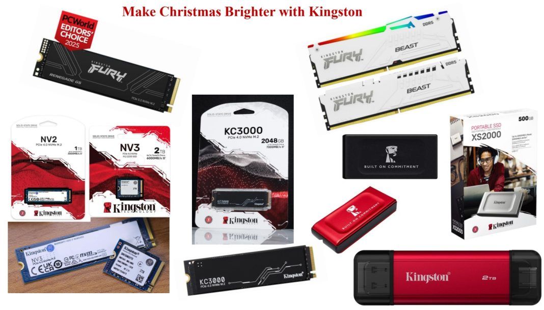 Make Christmas Brighter with Kingston