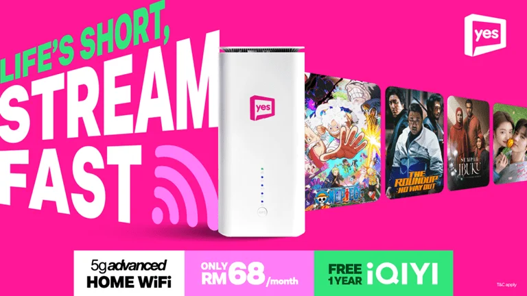 YES 5g Advanced Broadband + iQIYI Bundle KV