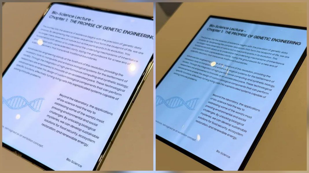 Samsung Display creaseless CES 2026 1
