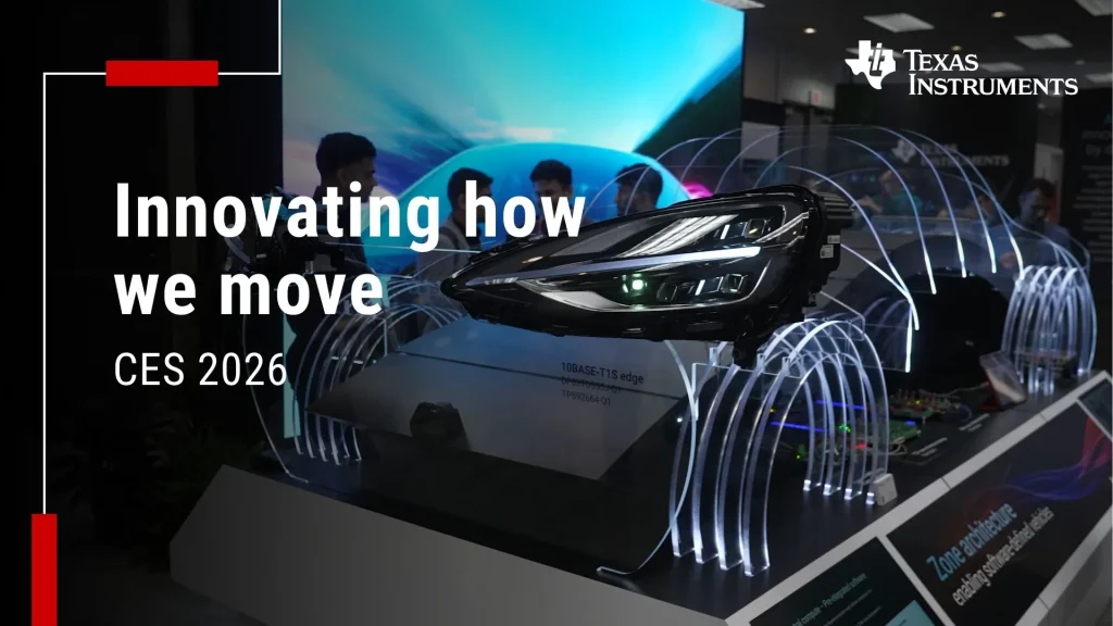 Texas Instruments @ CES 2026: Double down on smarter and safer car tech with various new chips 2