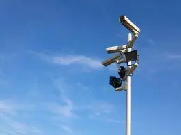 black and white cctv cameras