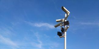 black and white cctv cameras