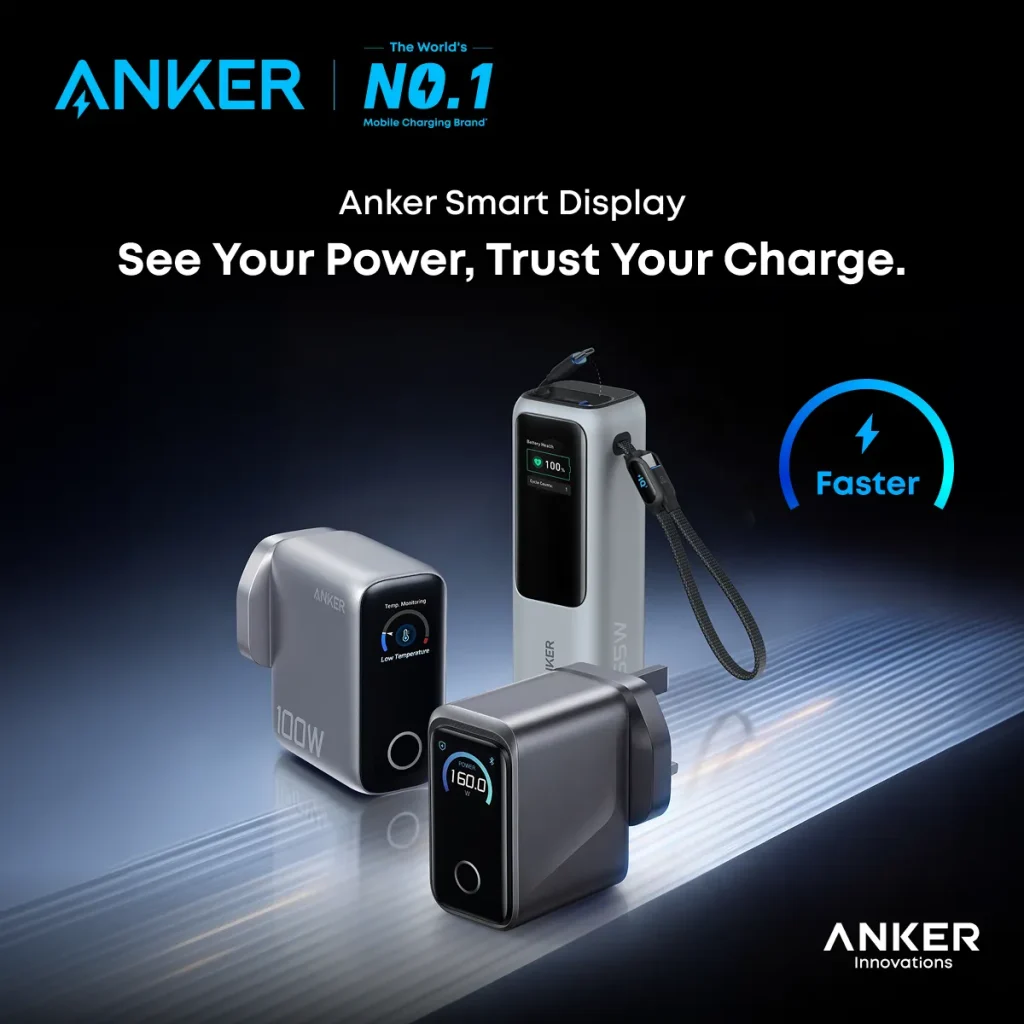 Anker's new Prime and Nano smart chargers have a screen for better juicing info; Starts from RM229 1