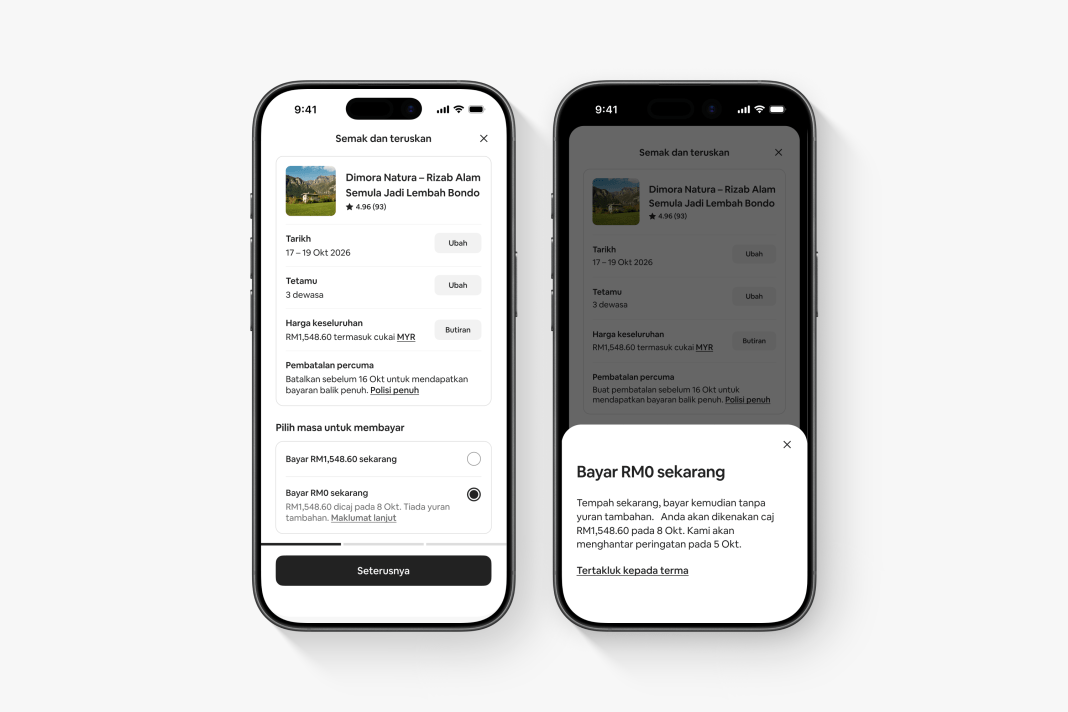 Airbnb Reserve Now, Pay Later