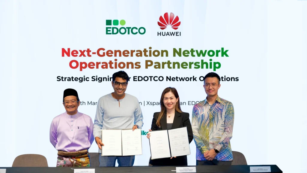 EDOTCO Malaysia partners HUAWEI to drive AI-powered network operations 1