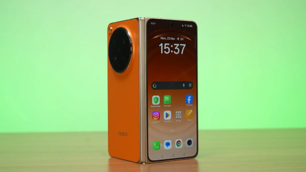 OPPO Find N6 in-depth technical review crease 27