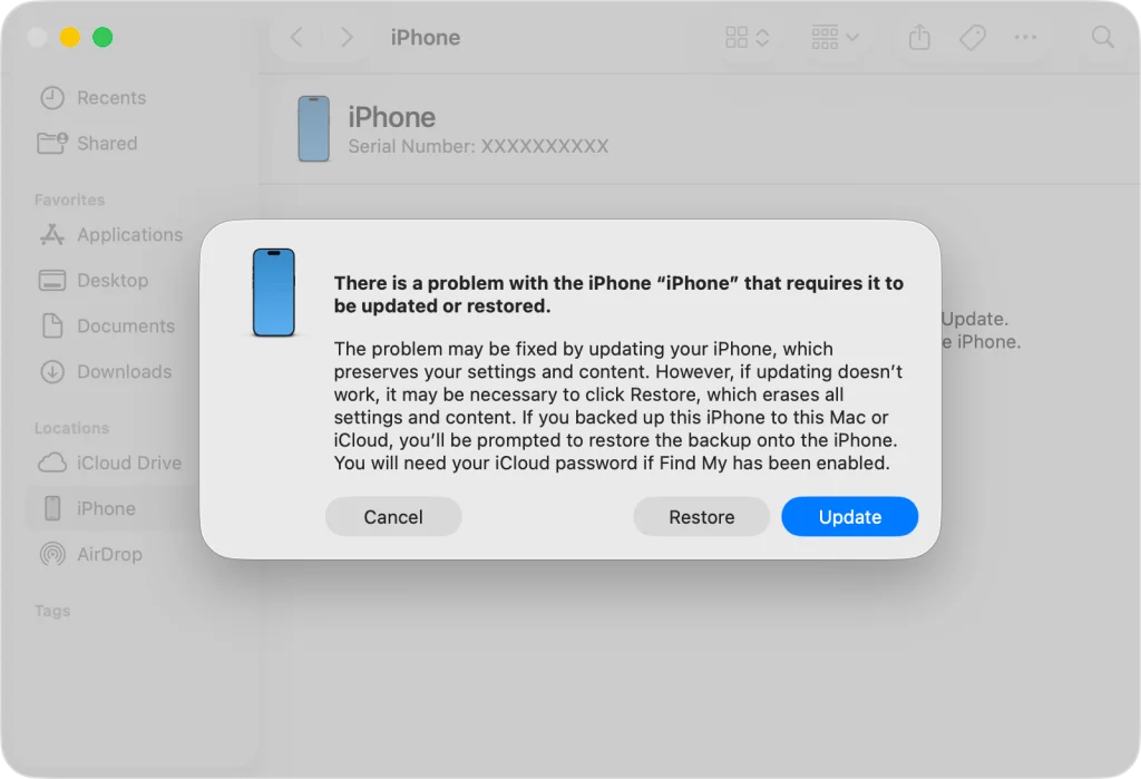 Fix Support.Apple.com/iPhone/Restore on iPhone Without Computer (2026 Guide) 6