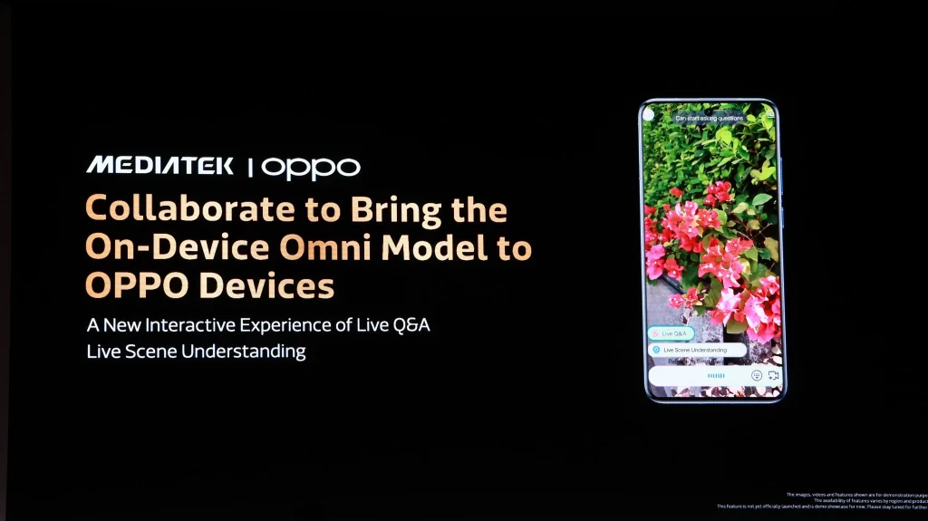 OPPO @ MWC 2026 feat. MediaTek: On-device AI innovation and breakthroughs 3