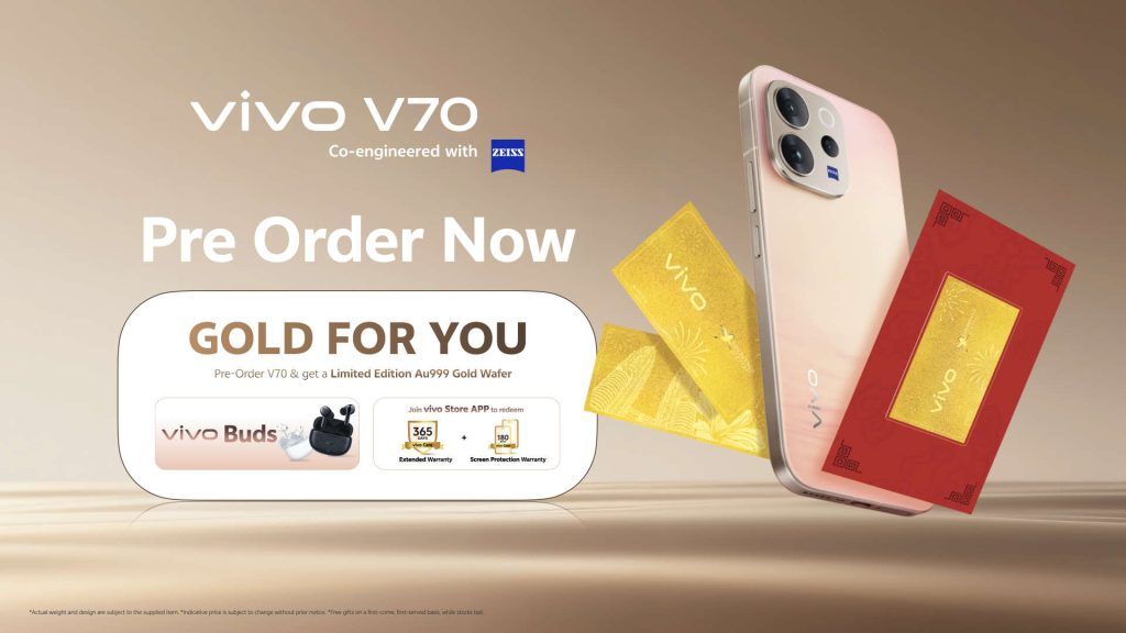 vivo V70 arrives; starts at RM1,999 3