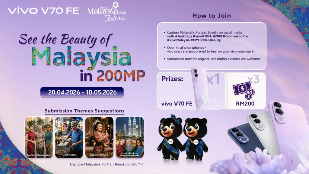 vivo V70 FE goes full live in Malaysia with nationwide celebration and contest 2