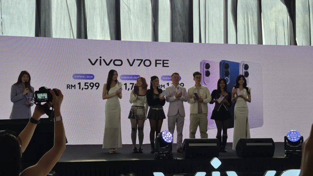 vivo V70 FE will start from RM1,599 in Malaysia; Preorder starts today 2