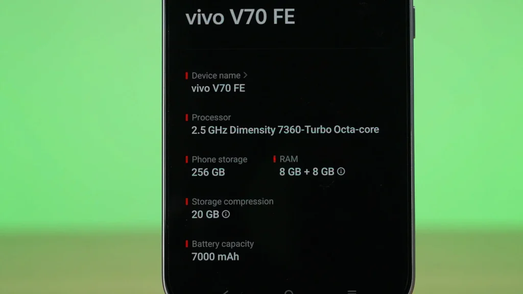 vivo V70 FE review 1