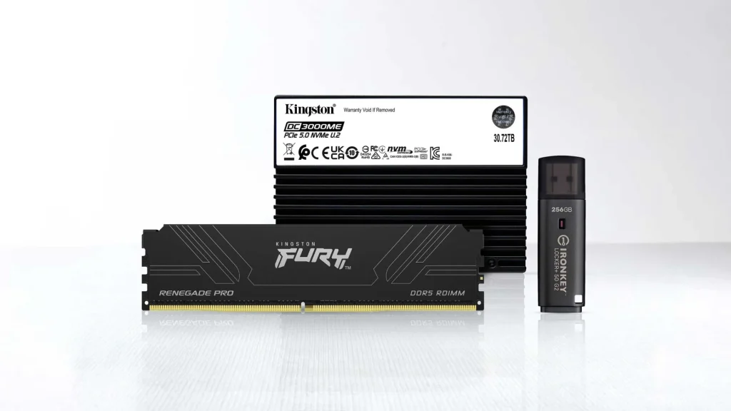 Kingston welcomes new enterprise portfolio featuring DDR5 RDIMM, IronKey USB, and 30TB Gen5 SSD 1