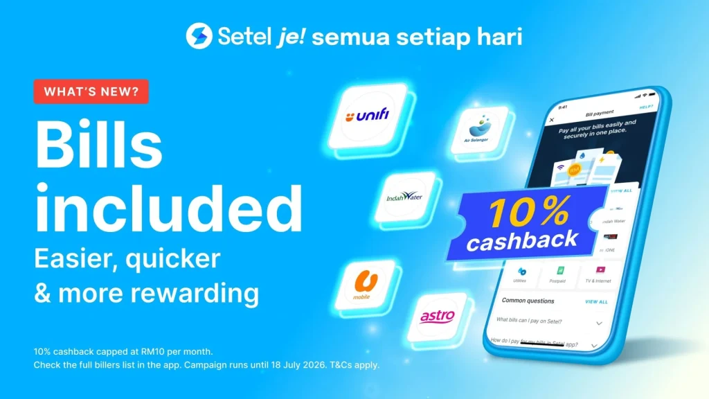 Aside from pumping petrol, Setel can now settle your utility bills too 1