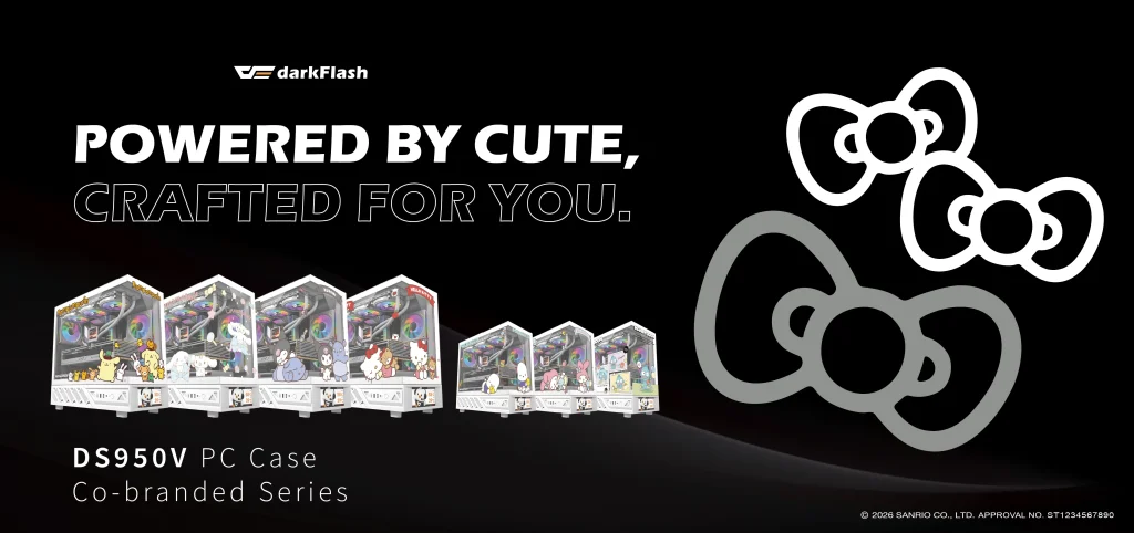 darkFlash heads to COMPUTEX 2026 with full gaming ecosystem push, upgraded FLOATRON F1, and Sanrio-themed smart chassis 2