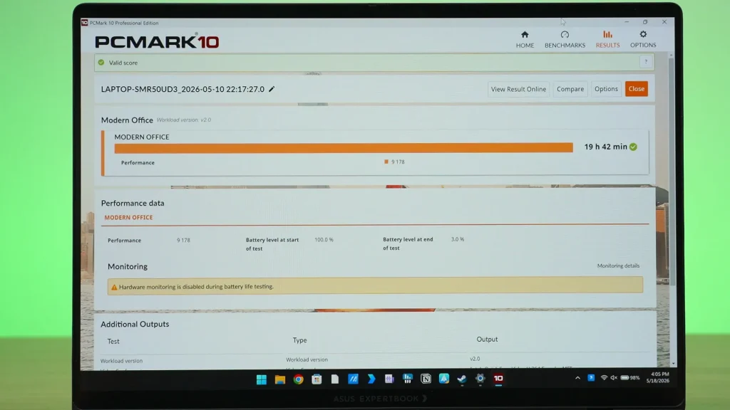 ASUS ExpertBook Ultra B9406CAA review - lightweight and actually super powerful 24
