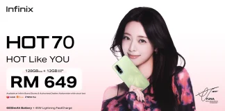 Infinix HOT 70 smartphone Malaysia price featured