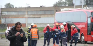 rescuers on the the street