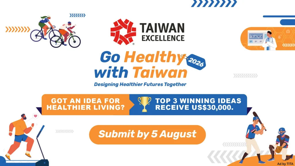 Go Healthy with Taiwan 2026 campaign with US$30,000 top prizes sees new Top 20 Mentorship Program integration 1