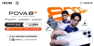 TECNO Pova 8 5G smartphone Malaysia price featured