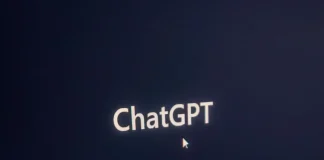 chat gpt page on screen