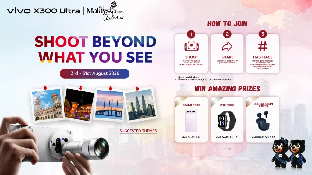 vivo Malaysia's "Shoot Beyond What You See" challenge goes live; Open to all device and several prizes to be won 5