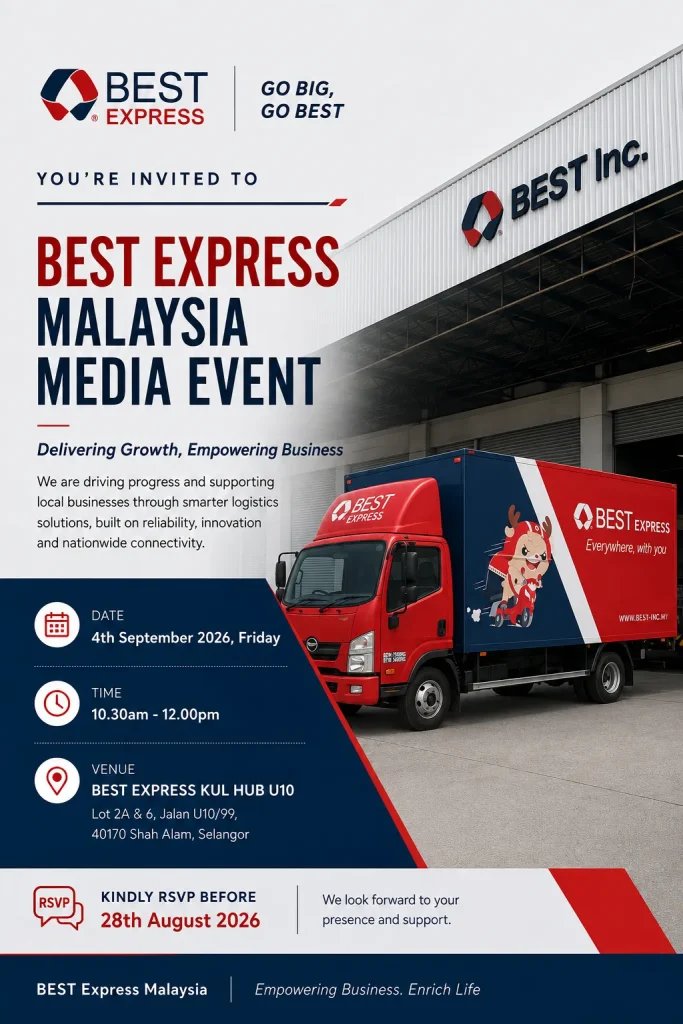BEST Express Malaysia to mark expansion milestone with special event on September 4 1