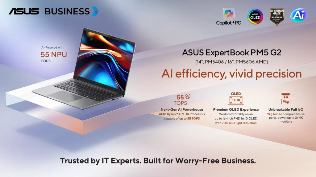 ASUS Malaysia expands ExpertBook lineup with 3 new business laptops 4