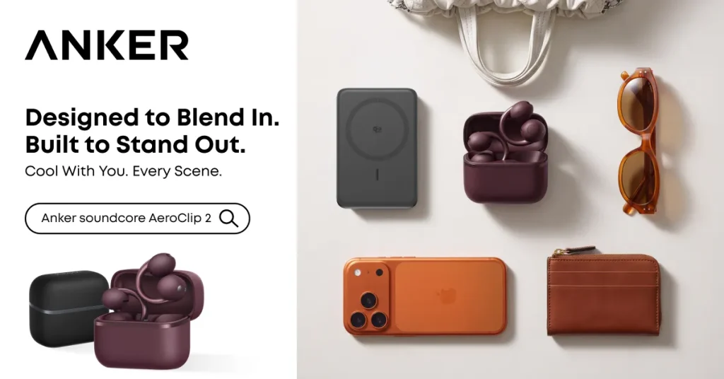 Anker's clear-call open-ear earbuds soundcore AeroClip 2 is landing in Malaysia later this month 2