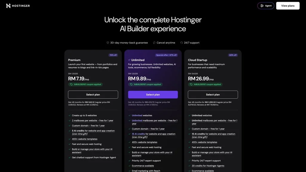 Hostinger's AI Builder is literally magic 23