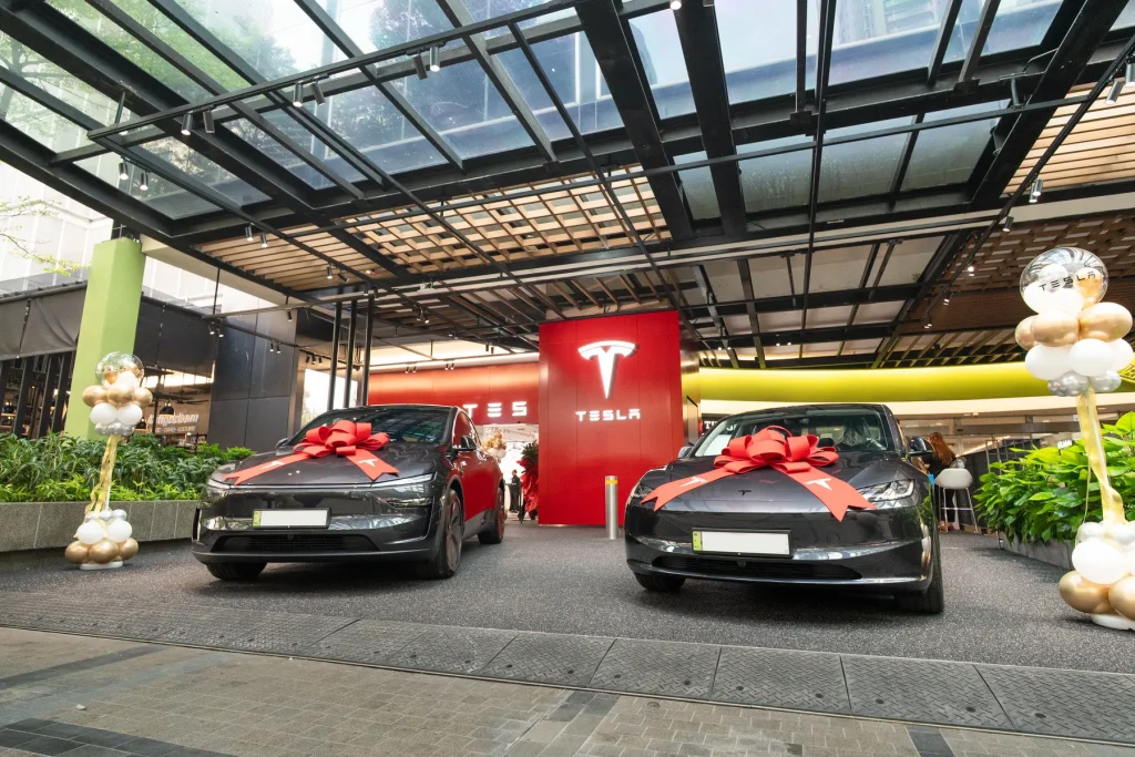 Tesla Malaysia's 7th Experience Center sits within Mid Valley KL 2