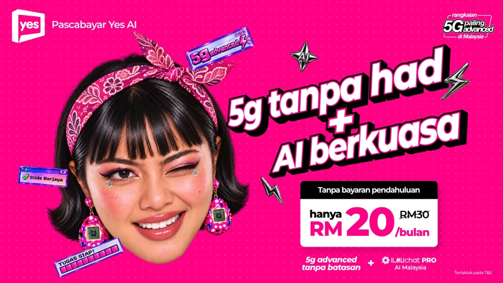 Yes offers new postpaid plan with free ILMUchat Pro access from just RM20 1